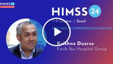Krishna Duarsa at the Kasih Ibu Hospital Group_HIMSS24 APAC Krishna Duarsa at the Kasih Ibu Hospital Group_HIMSS24 APAC