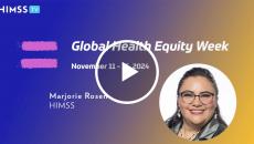 Marjorie Rosen at HIMSS_Global Health Equity Week 2024 Marjorie Rosen at HIMSS_Global Health Equity Week 2024