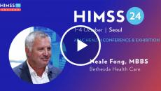 Dr Neale Fong at Western Australia Country Health Service_HIMSS24 APAC Dr Neale Fong at Western Australia Country Health Service_HIMSS24 APAC