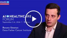 Renato Umeton at Dana-Farber Cancer Institute_AI in Healthcare Forum 2024 Renato Umeton at Dana-Farber Cancer Institute_AI in Healthcare Forum 2024