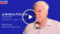Troy Foster at Stanford Health Care_AI in Healthcare Forum 2024 Troy Foster at Stanford Health Care_AI in Healthcare Forum 2024