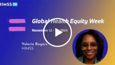 Valerie Rogers at HIMSS_Global Health Equity Week 2024 Valerie Rogers at HIMSS_Global Health Equity Week 2024